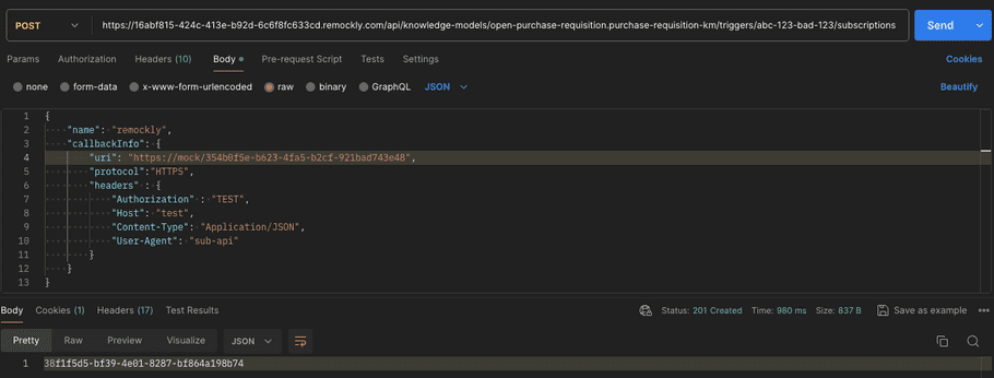 Creating a new subscription Creating a new subscription