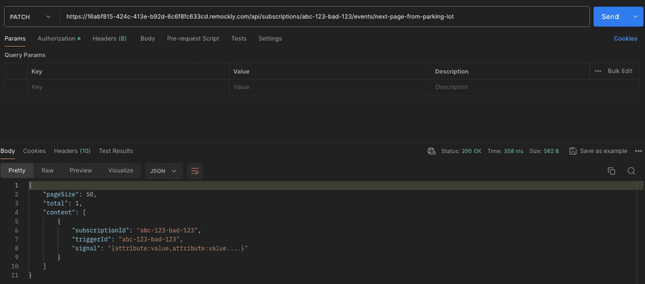 Get events manually Get events manually